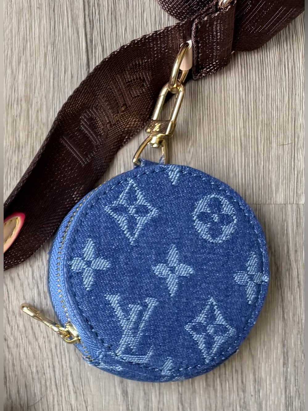 FULL SET NEW Louis Vuitton Denim Monogram Multi Pochettes Handbag w Coin Purse - Picture 11 of 15